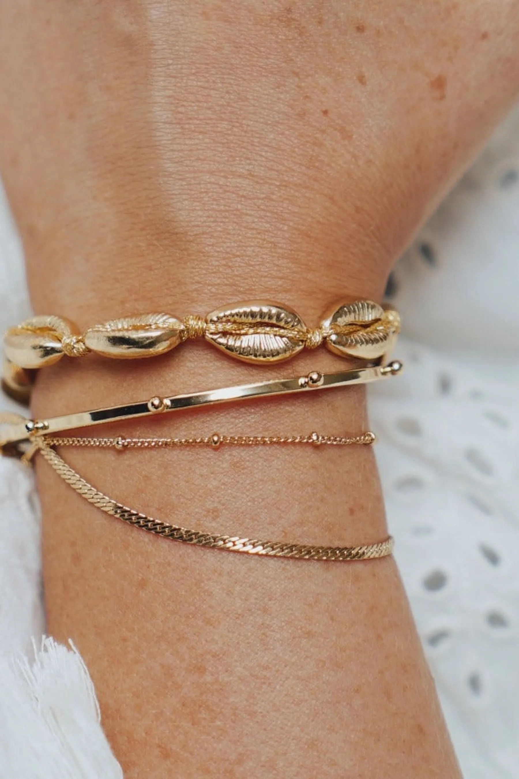 Orelia London - Bracciale con catena satellite e piatto