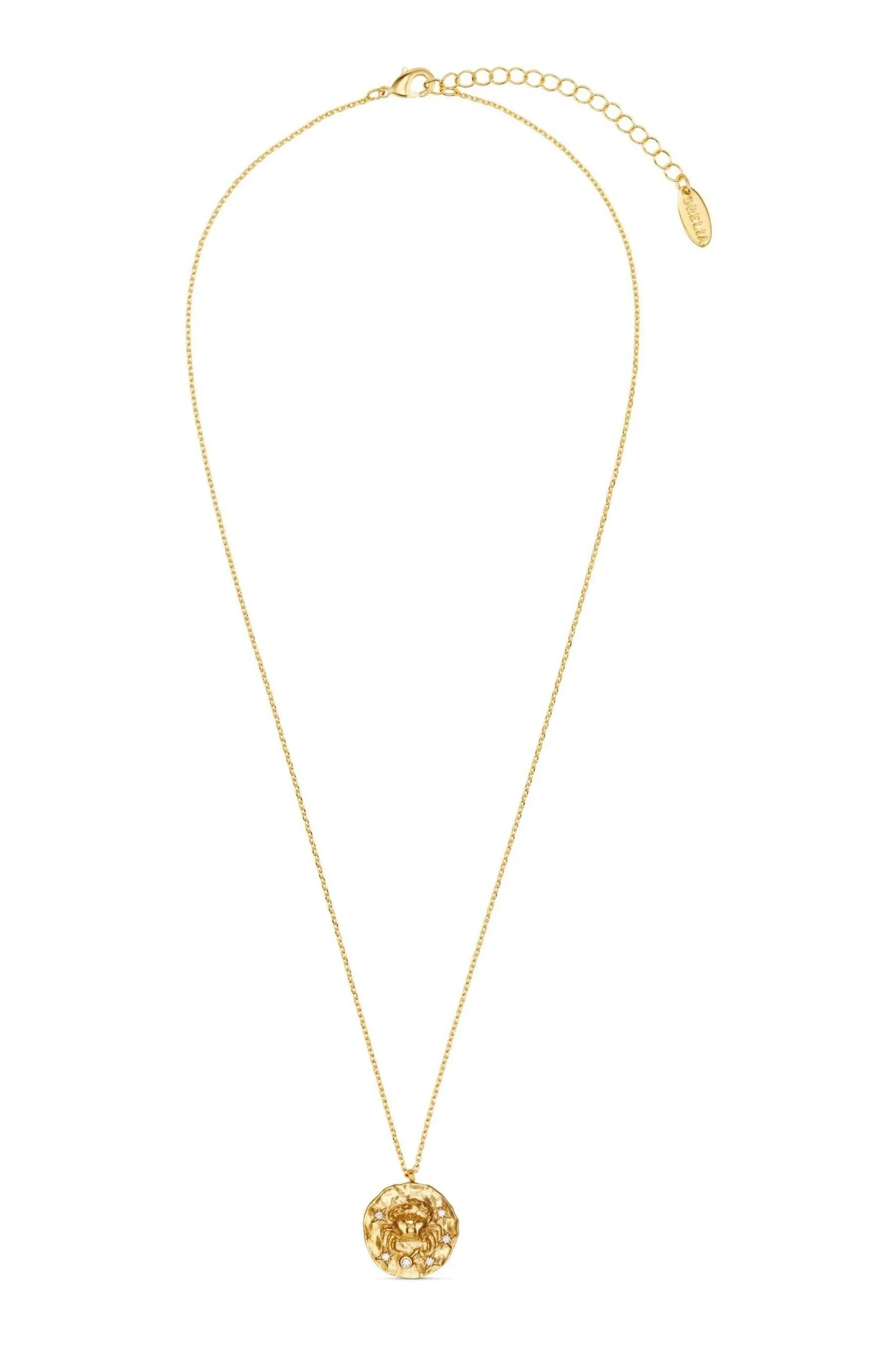 Orelia London Oro - Collana placcata con medaglione zodiaco