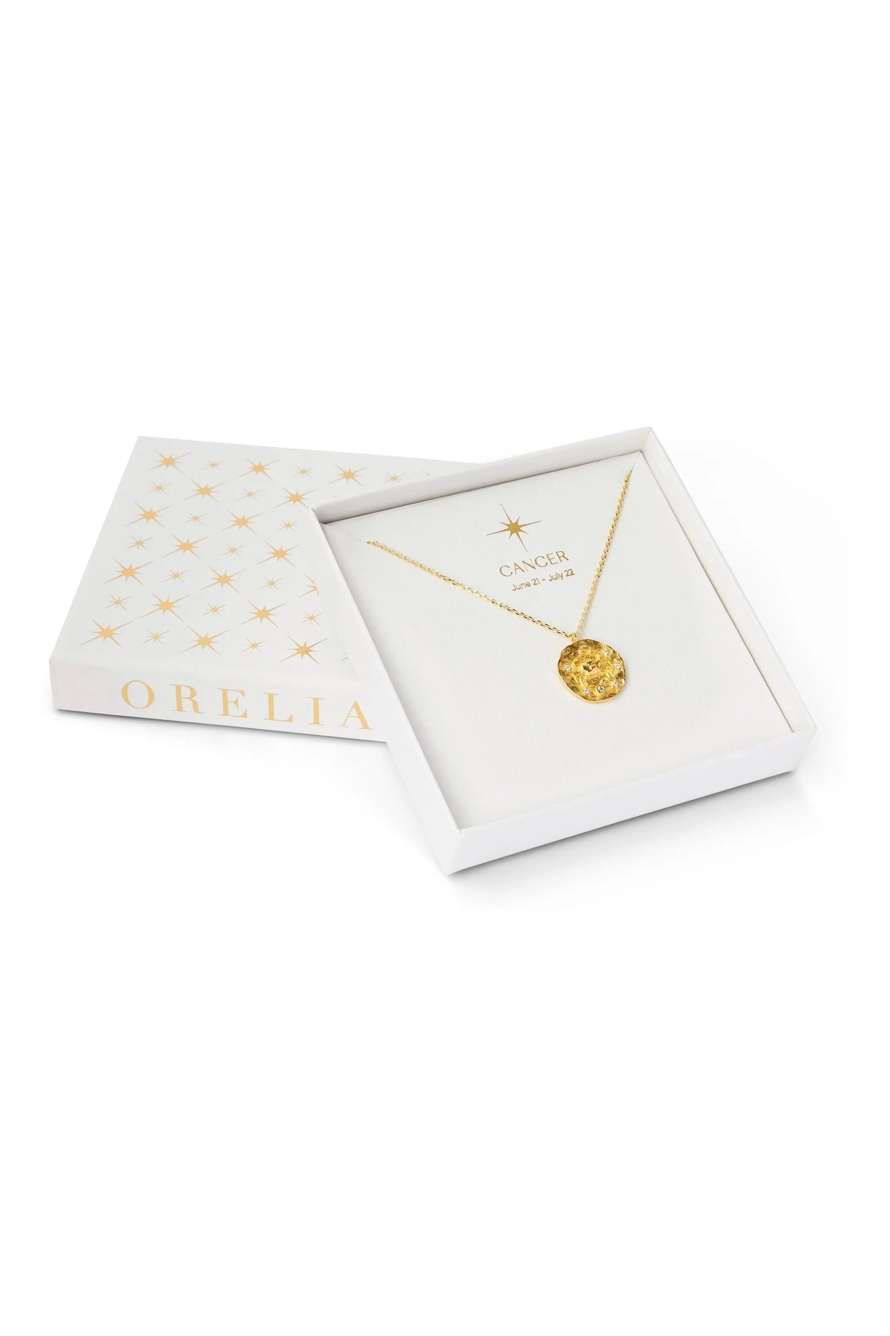 Orelia London Oro - Collana placcata con medaglione zodiaco
