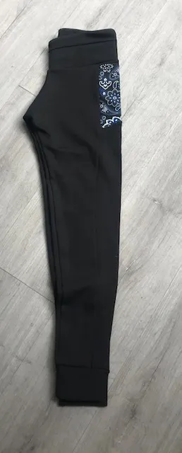 Pantalone da running, yoga, palestra, aderente 2 tasche