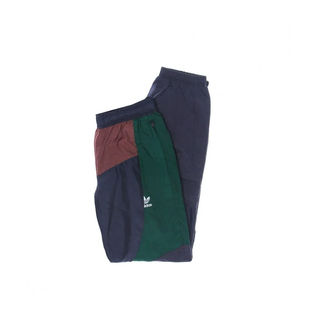 pantalone tuta uomo bld colorblock trackpant SHADOW NAVY/QUIET CRIMSON/COLLEGIATE GREEN