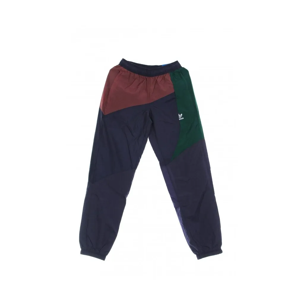 pantalone tuta uomo bld colorblock trackpant SHADOW NAVY/QUIET CRIMSON/COLLEGIATE GREEN