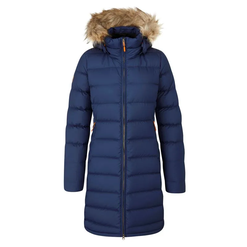 Parka da donna in piuma Rab Deep Cover (Patriot Blue)