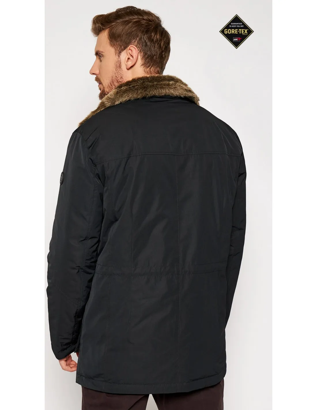 Parka goretex blu giubbotto mod cassano bgt a / i