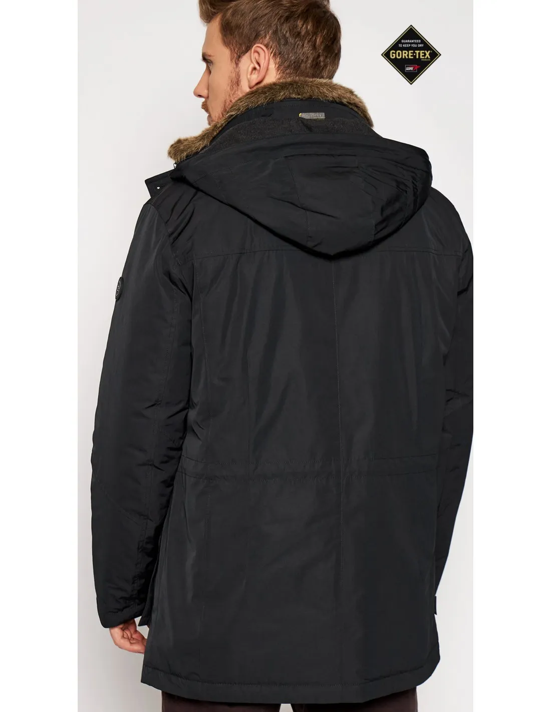 Parka goretex blu giubbotto mod cassano bgt a / i