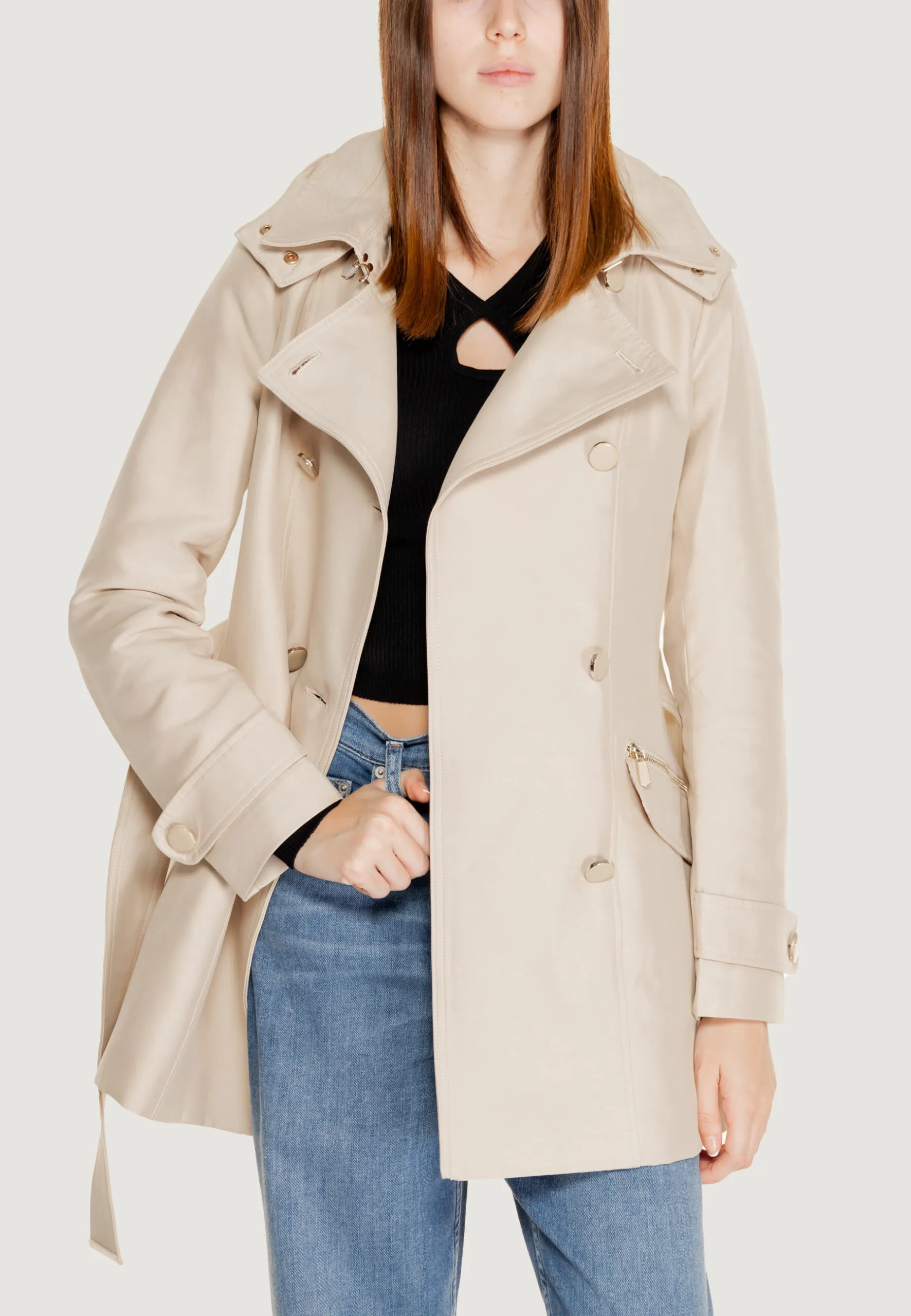 Parka Morgan De Toi  Beige chiaro