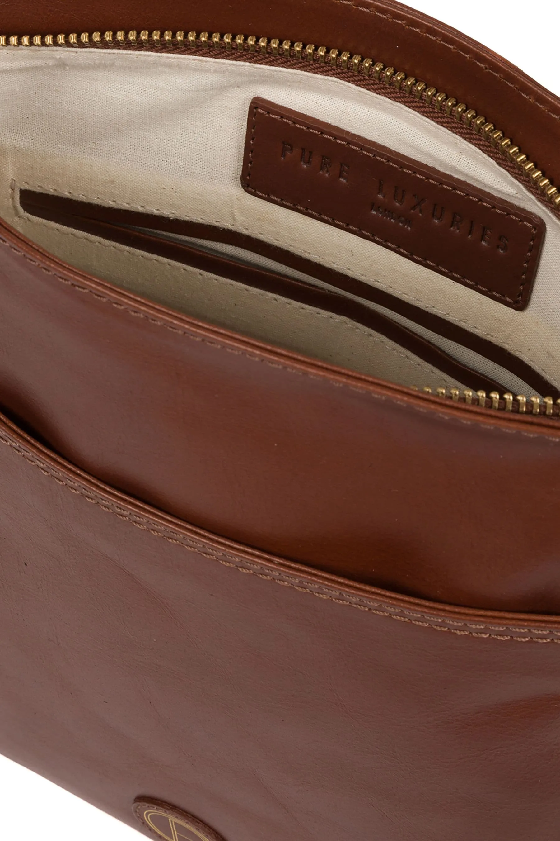Pure Luxuries London - Plumpton - Borsa a tracolla in pelle