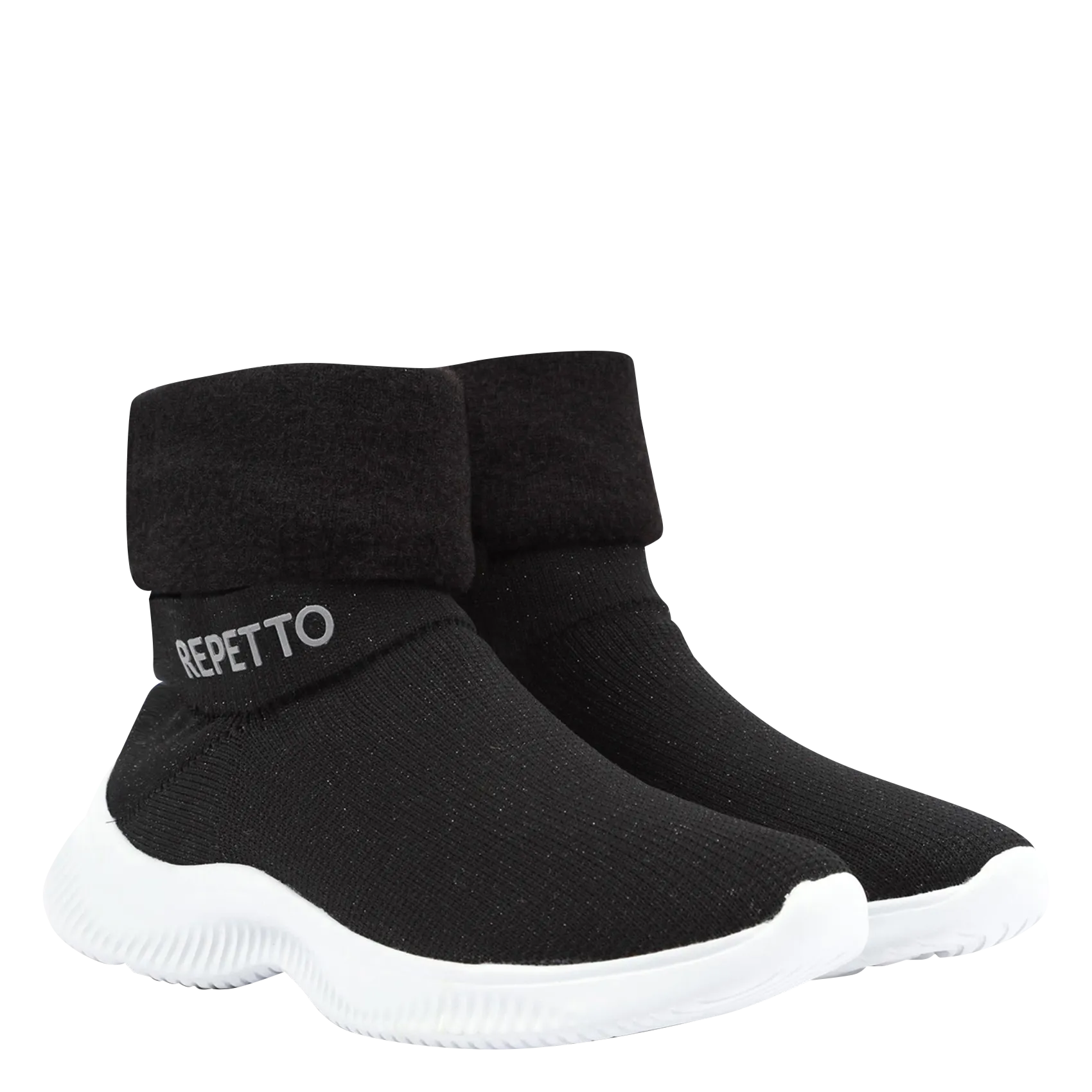  REPETTO   Sneakers calze in maglia stretch | Nero