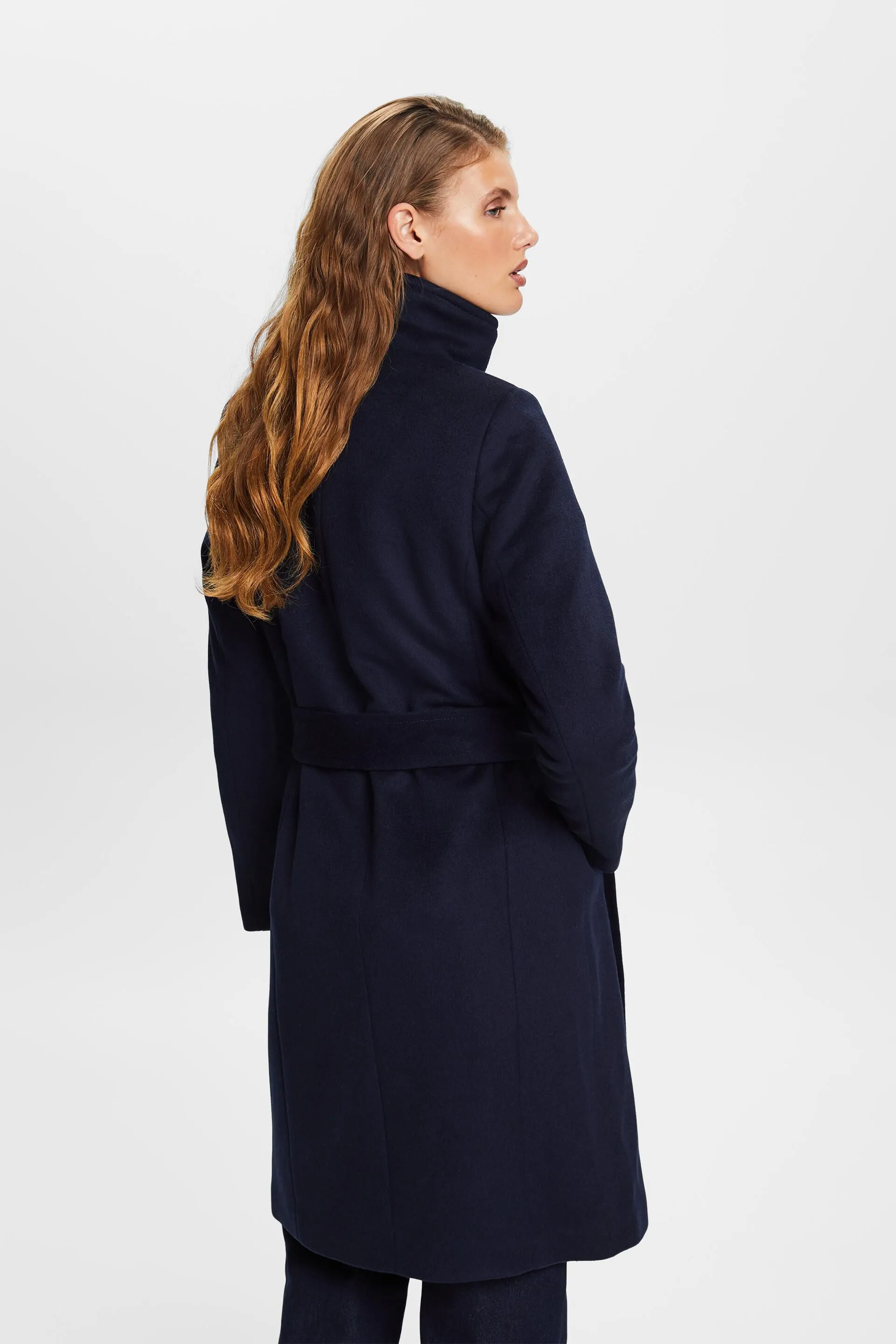 Riciclato: cappotto in misto lana con cachemire