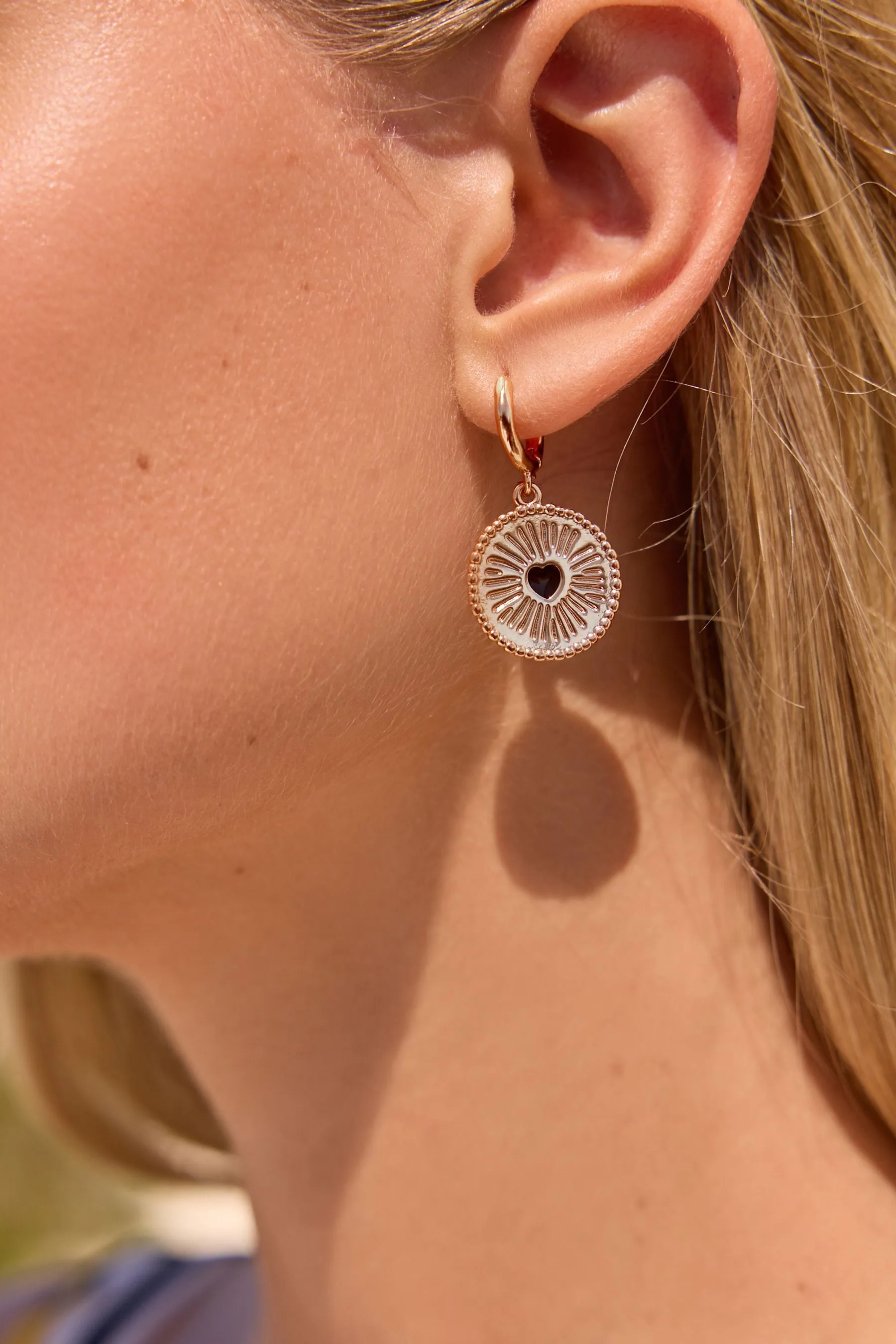 Rockett St George - Orecchini con pendente a cuore