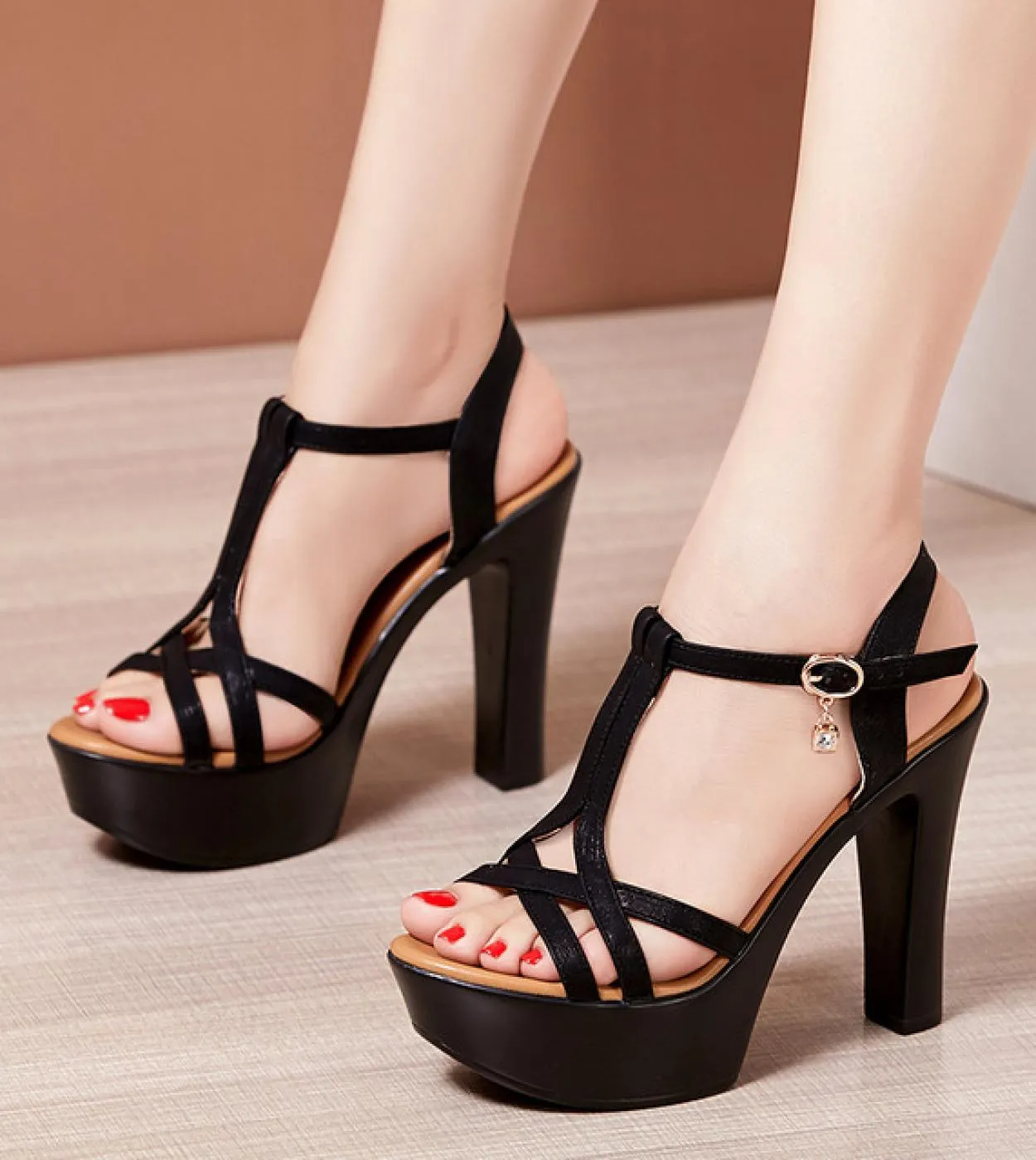 Scarpe con zeppa Donna Sandali con tacco alto Sandali con zeppa estivi Donna 32 35 36
