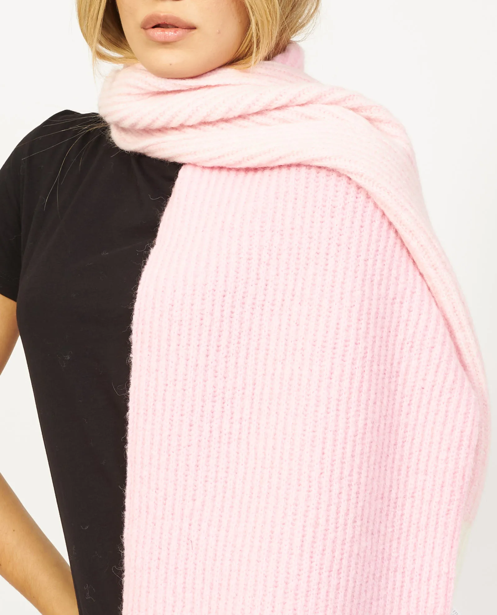 Sciarpa Hugo Boss bicolor in misto lana