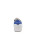 Sneakers Crime London UNITY LOW TOP in pelle bianco e blu
