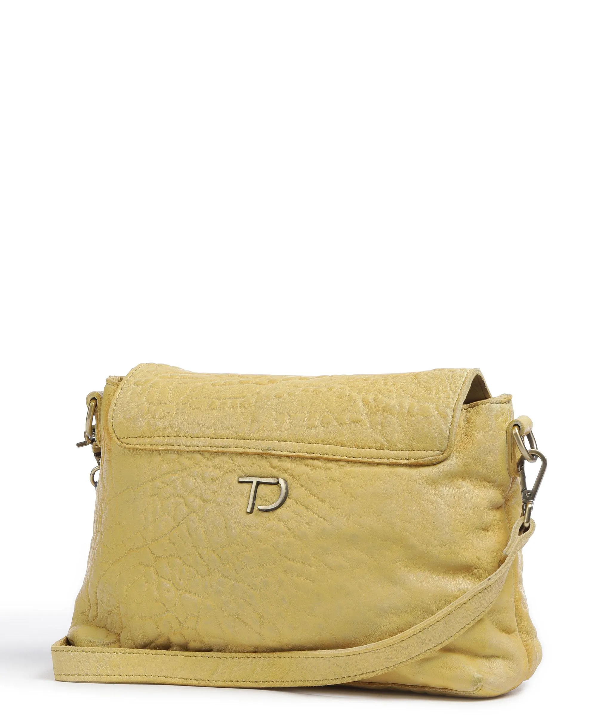  Taschendieb Wien Walfischgasse 13 Borsa a spalla pelle di pecora giallo  