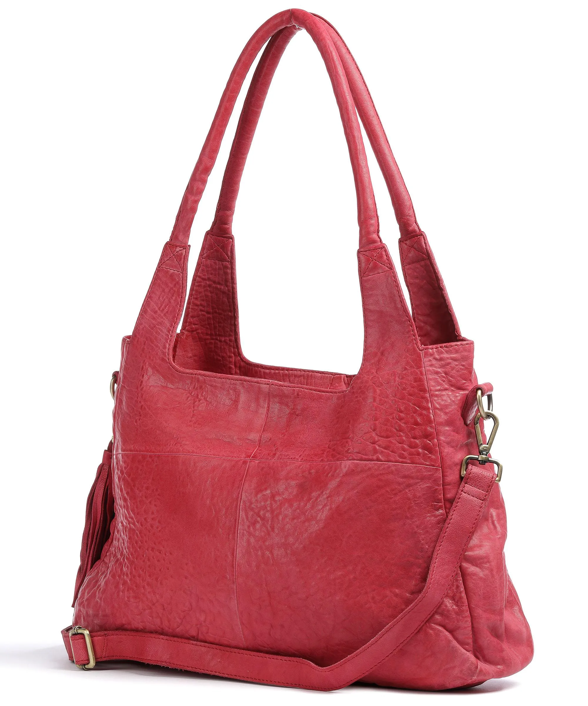  Taschendieb Wien Walfischgasse 7 Borsa hobo pelle di pecora pink  