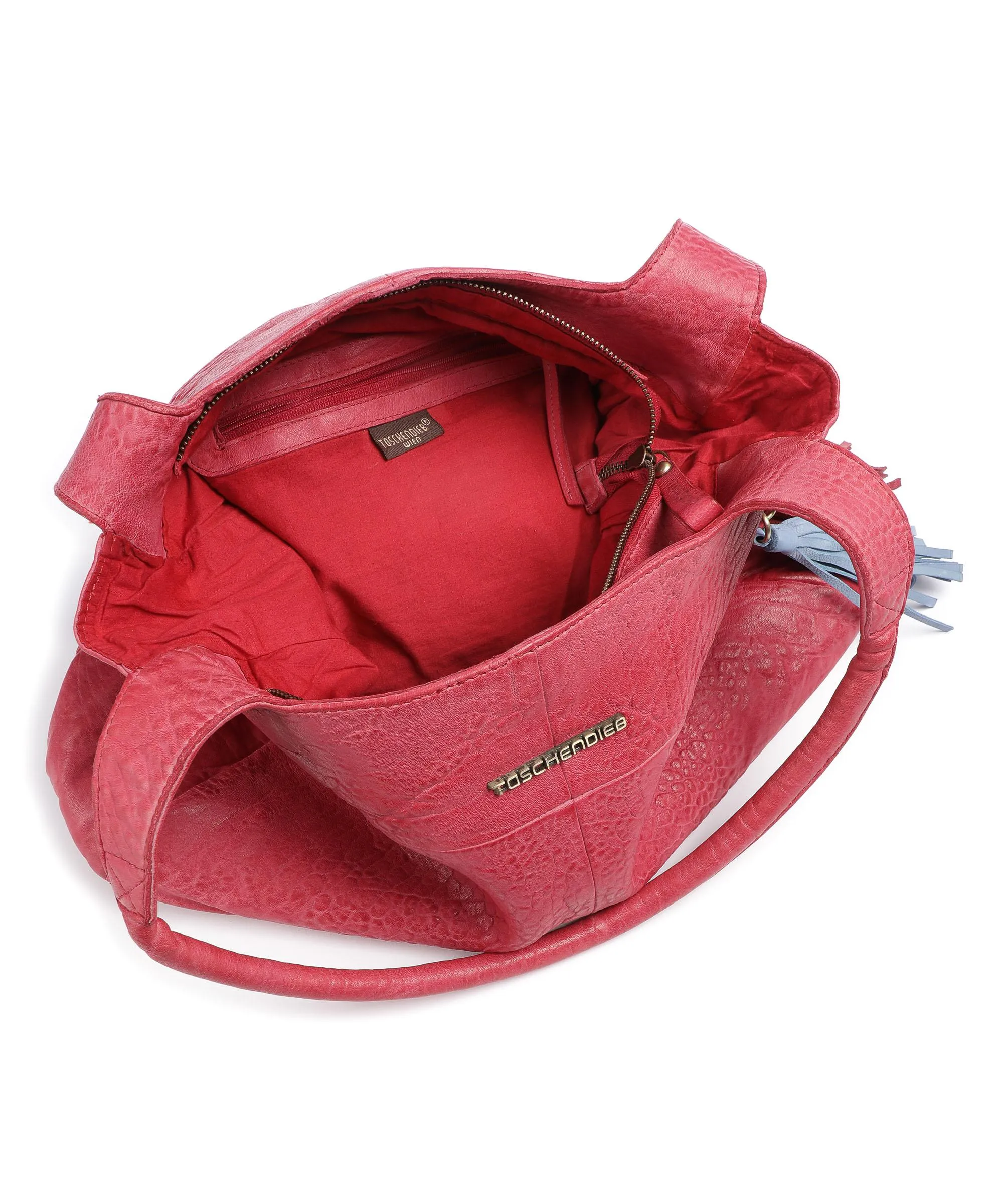  Taschendieb Wien Walfischgasse 7 Borsa hobo pelle di pecora pink  