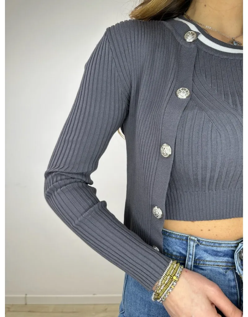 TWIN SET KATIA GRIGIO