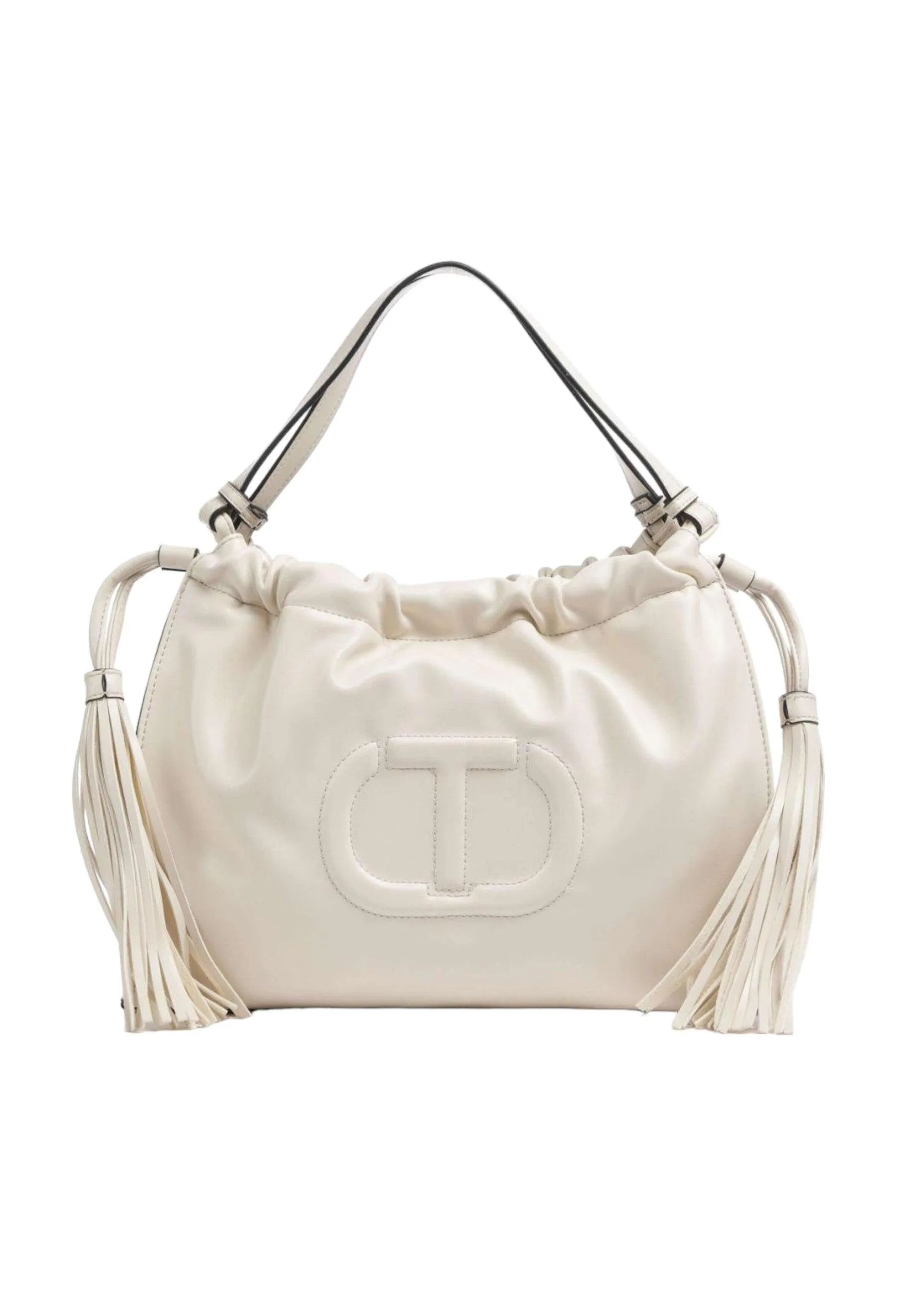 TWINSET Borsa Hobo Donna Parchment Beige 241TB8026
