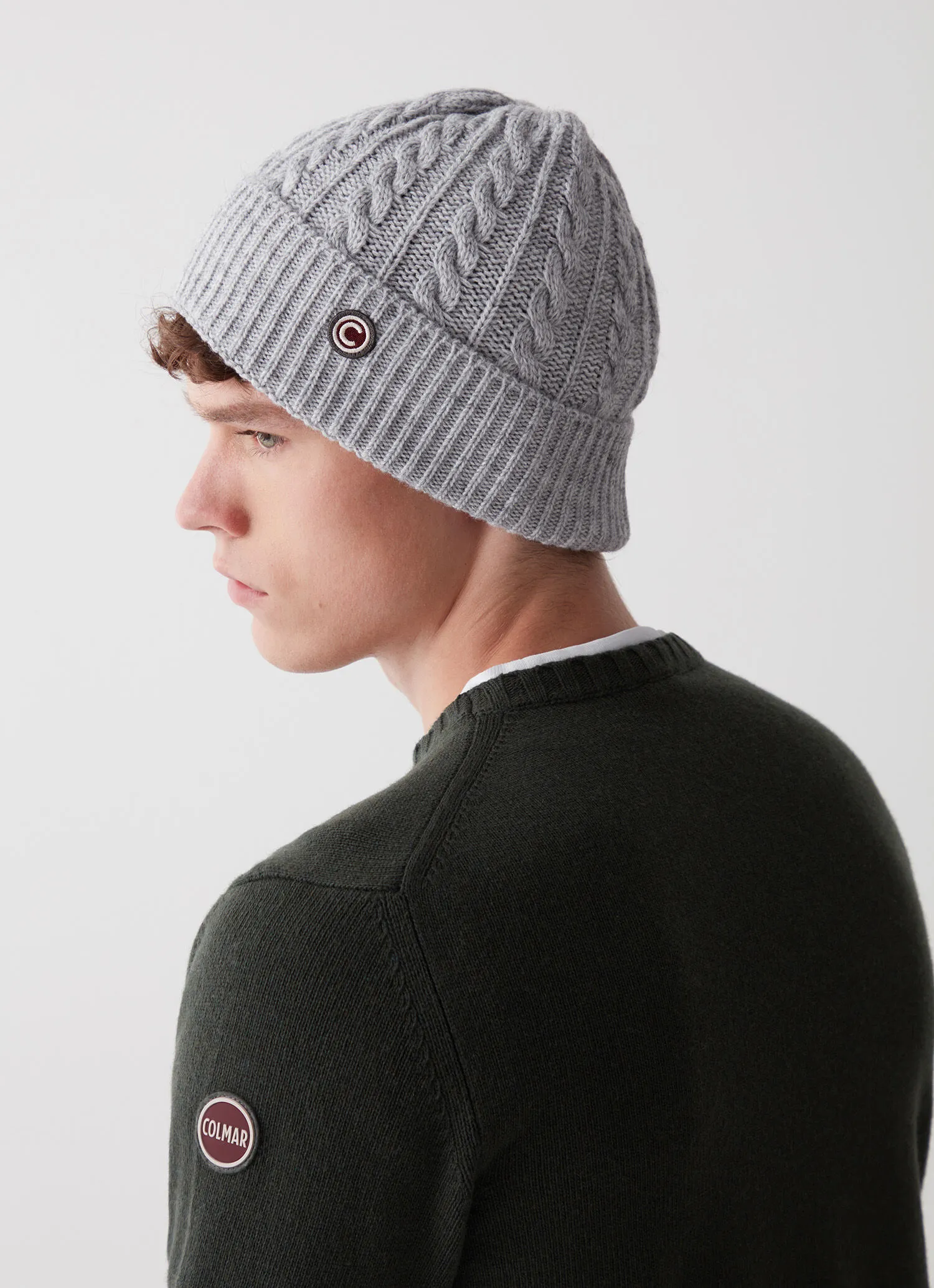 Unisex cap in wool and alpaca