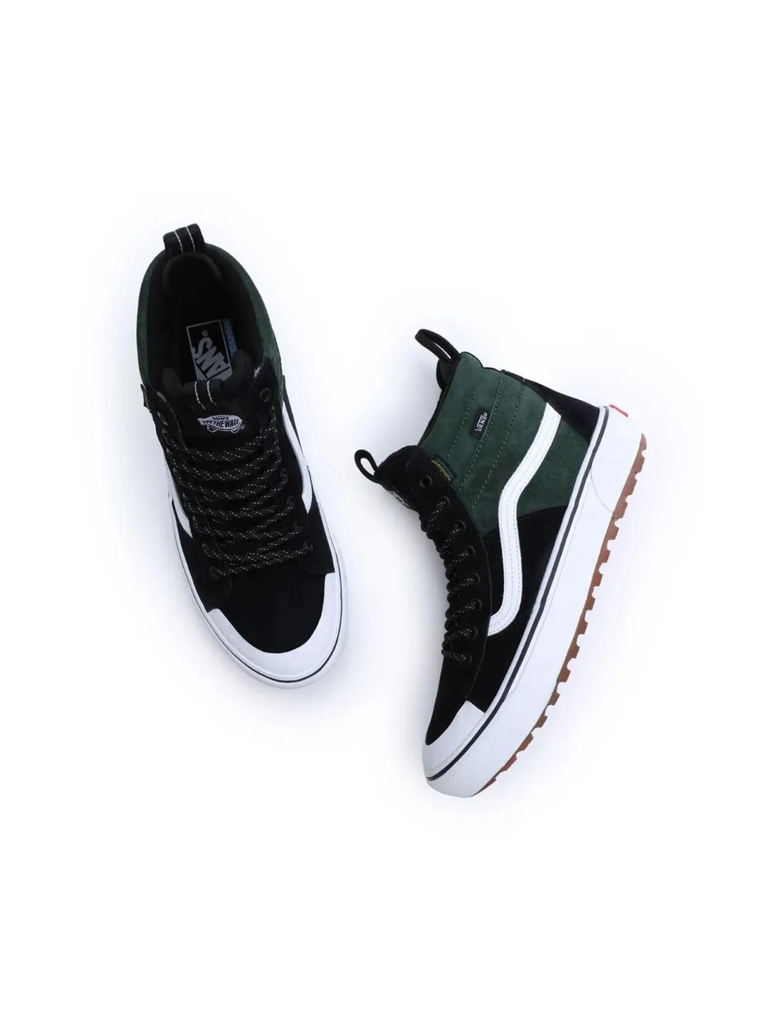 Vans Ua Sk8-Hi Mte Tone Utility Nero Verde Scarpe da ginnastica alte