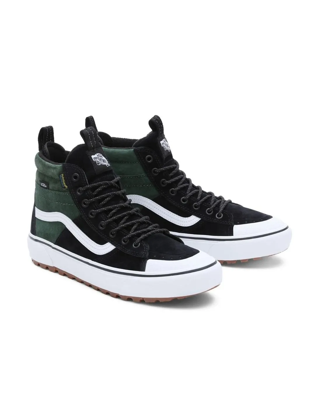 Vans Ua Sk8-Hi Mte Tone Utility Nero Verde Scarpe da ginnastica alte