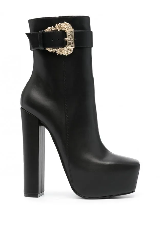 Versace Jeans Couture Stivali con fibbia barocca 140mm