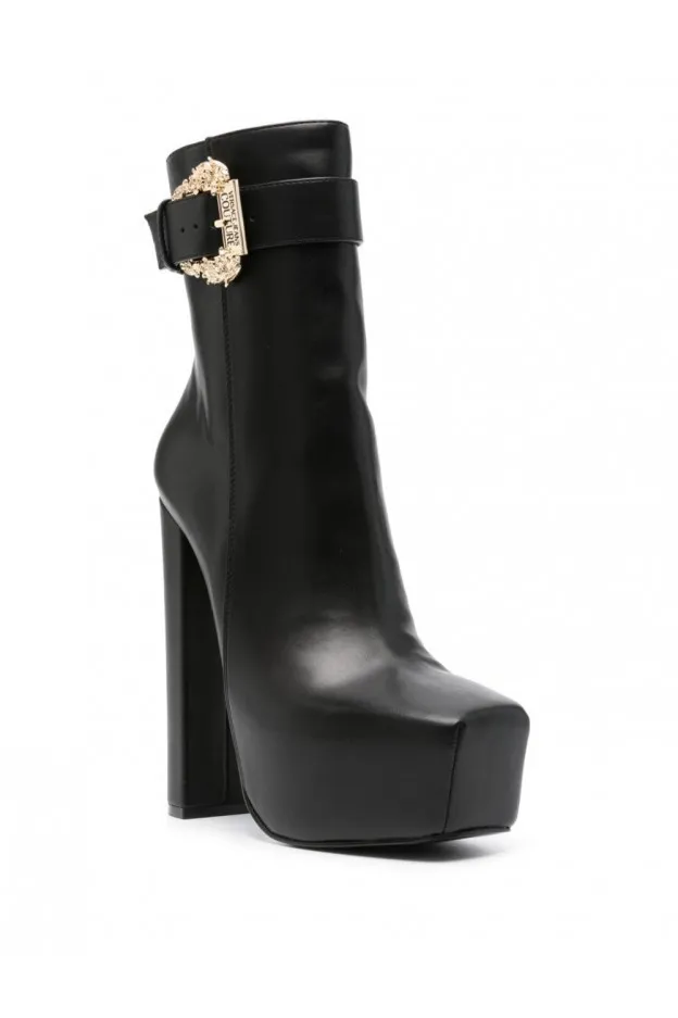 Versace Jeans Couture Stivali con fibbia barocca 140mm