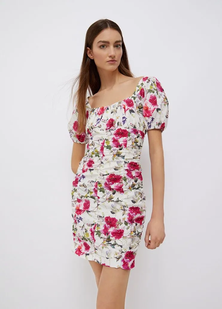 Vestito corto a fiori liu jo