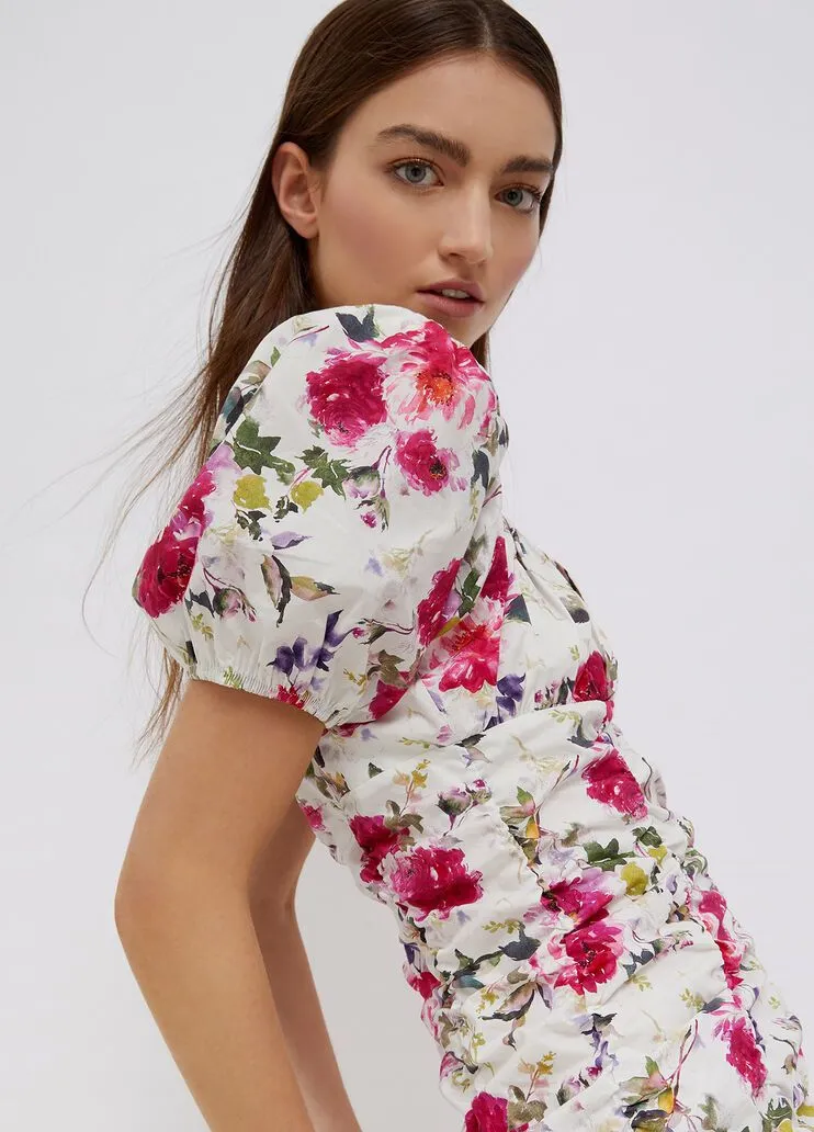 Vestito corto a fiori liu jo