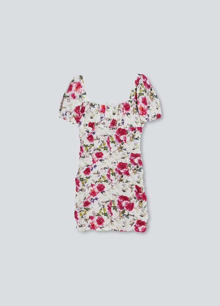 Vestito corto a fiori liu jo
