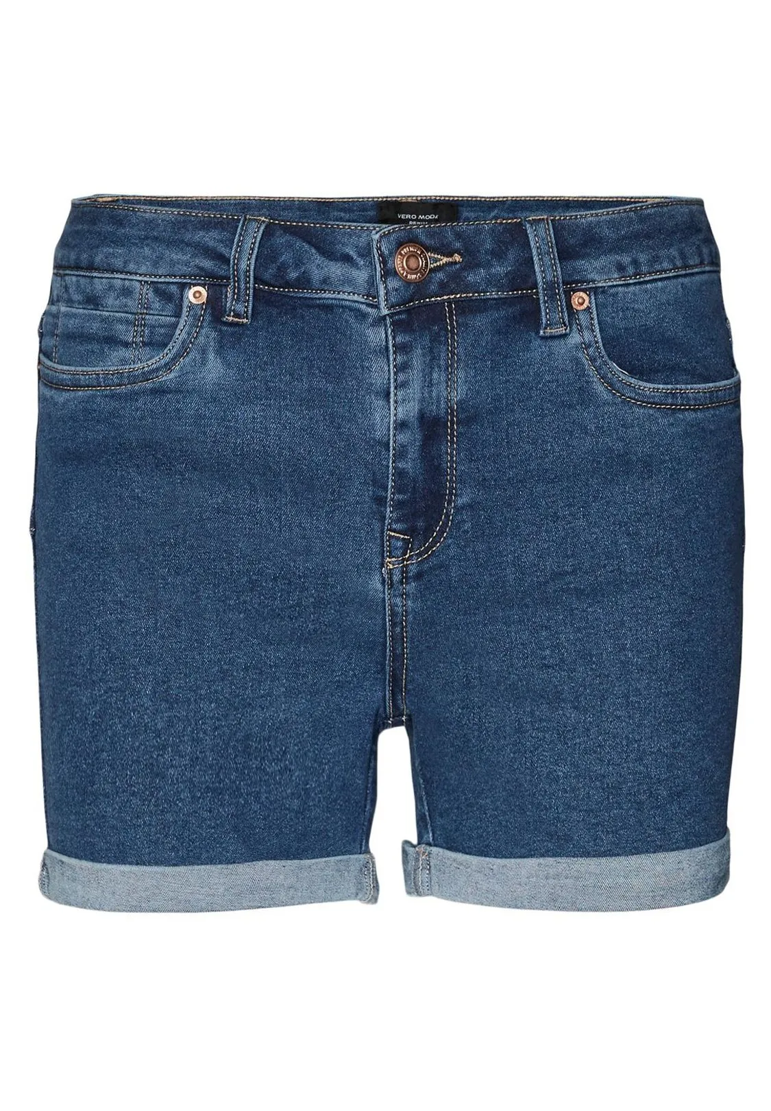 VMLUNA FOLD MIX - Shorts di jeans